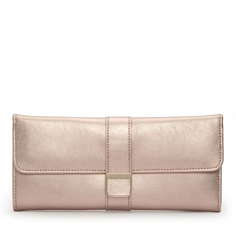 WOLF Palermo Jewellery Roll Rose Gold image number 0